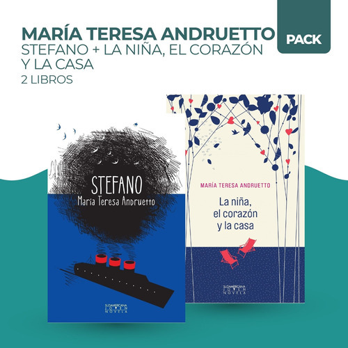 Stefano + Niña, El Corazon Y La Casa - 2 Libros - Andruet 