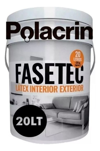 Pintura Latex Polacrin 20 Lts Interior Exterior Antihongo Ec