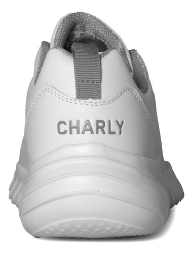 Imagen 6 de 7 de Tenis Charly 1086305 Blanco Walking Sport Escolar 22-28 Gnv®