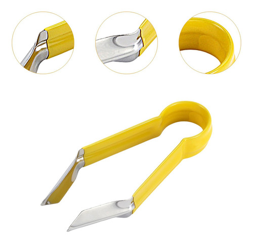 Ferramenta Removedora De Descascador De Morango, Amarelo
