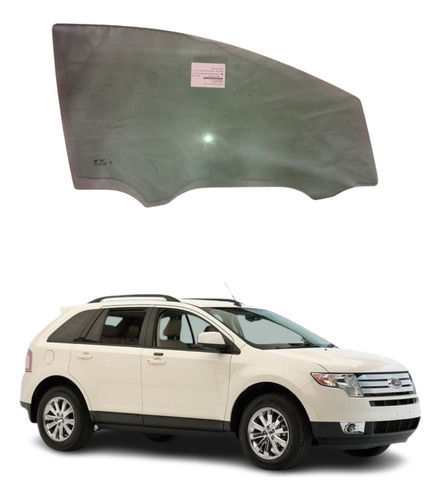 Vidros Lateral Ford Edge 07/15 Dt Ld Verde Temperado