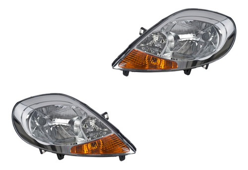 Par De Faros Depo C/cuarto C/parrilla Renault Trafic 07 A 14