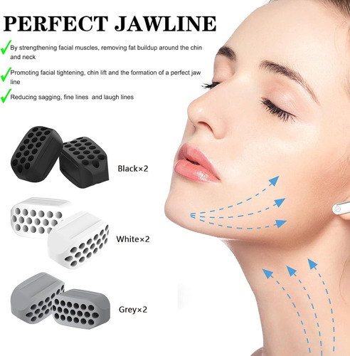 Exercitador De Mandíbula Para Homens, 3 Níveis De