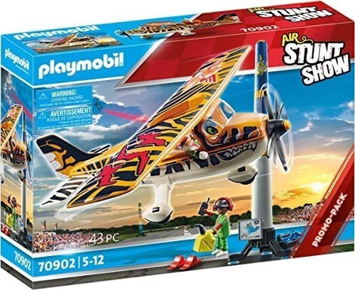 Playmobil Air Stunt Show Tiger - Avión De Hélice