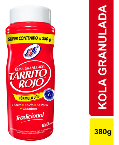 Kola Granulada Tarrito Rojo Tradicional Jgb X 380g