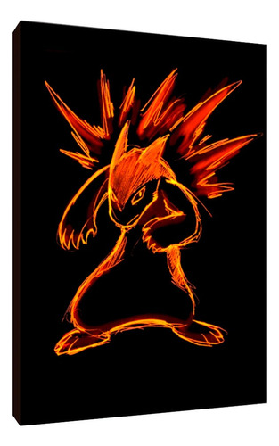 Cuadros Poster Pokemon Typhlosion 29x41 (son 6)