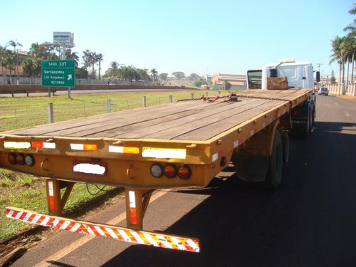 Carreta Extensiva 2 Eixos, 12x21m Fruehauf Ano 87/87 - 1023