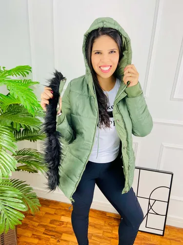 Jaqueta feminina best sale parka