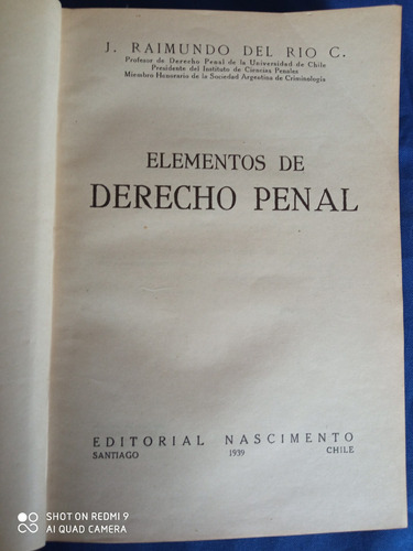 Elementos De Derecho Penal 