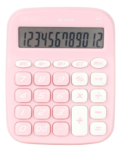 Calculadora Rosa Pink Escritorio Oficina Colegio Rosada