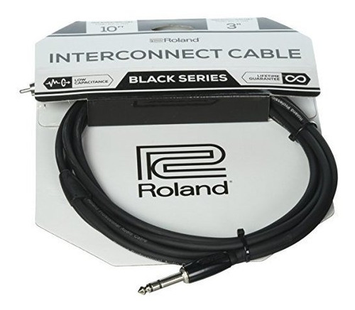 Cable Para Micrófono: Cable De Interconexión Roland Black Se