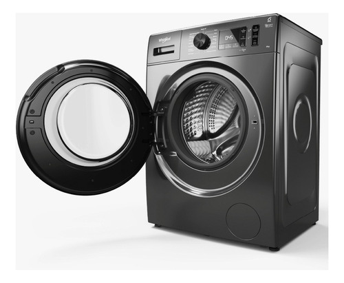 Lavarropas Whirlpool Inverter 8kg Titanium / Gris Oscuro