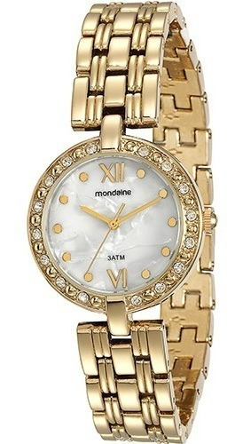 Relógio Feminino Mondaine 94787lpmvdm1 Dourado Vltrine Promo