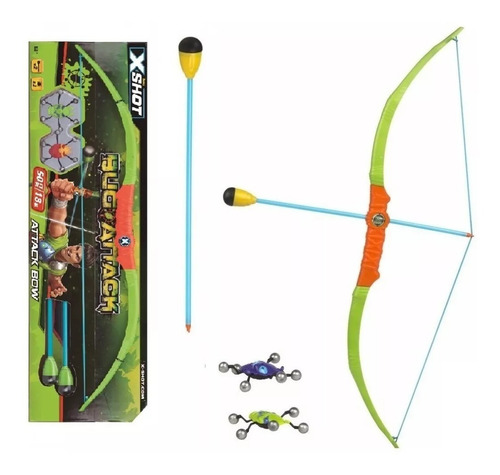 X Shot Bow & Arrow Arco Con Flechas Juguete Bug Attack