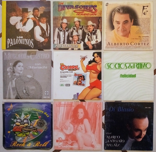 Cd's Promo Jose Jose Angeles Azules Imanol Luis Fonsi Otros (Usado)