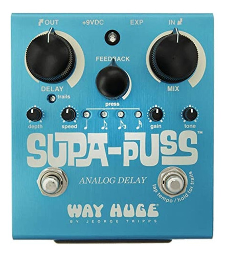 Pedal Dleay C/tap Tempo Way Huge Supa Puss Whe707 Oferta!!