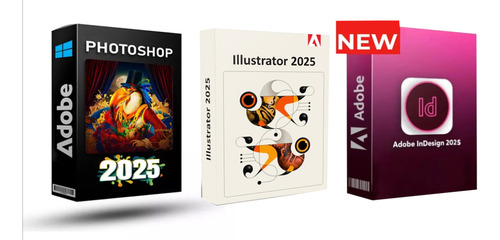 Photoshop 2025 + Illustrator 2025 + Indesign 2025