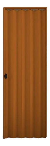 Porta Sanfonada Interna Plasbil Pvc Mogno, 210 X 100 Cm