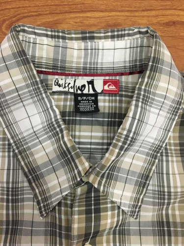 Camisa Quicksilver Para Caballeros, Original, Talla S (Usado)