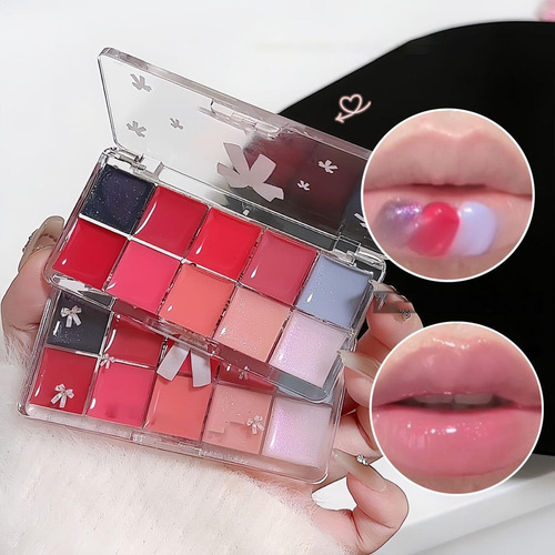 Juego De Paleta De Labios Paleta De Brillo De Labios Kit De