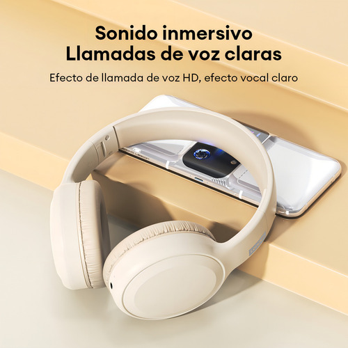 Auriculares Inalámbricos Bluetooth Plegables Lenovo Academia Training Th30, Color Rosa Rosa
