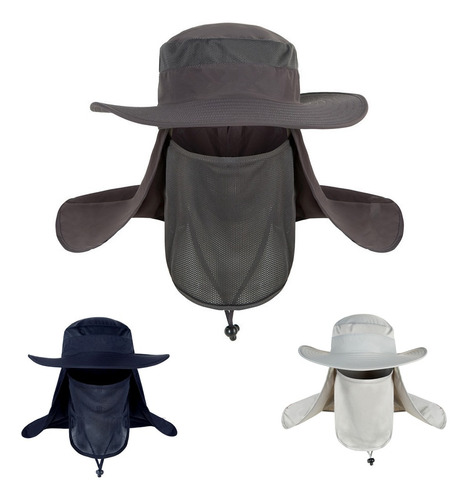 Sombrero Para El Sol Con Protección Para El Cuello Y La Cara