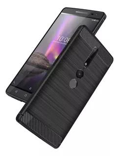 Oferta Funda Lenovo Phab 2 Mod 650y Negra-gris -trasparente