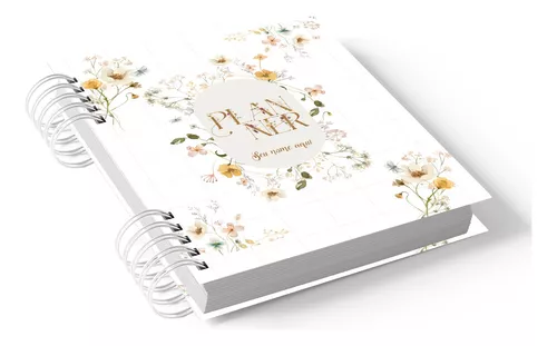 Caderno Personalizado -Dia dos Professores Floral Feminino 2