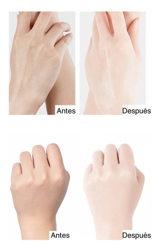 Imagen 7 de 7 de Mascarilla De Aloe Vera Para Manos Y Pies Exfoliar Blanquear