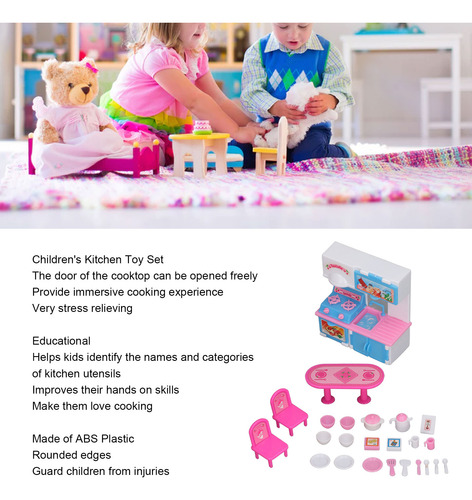 Set Educativo De Simulación De Accesorios De Cocina Para Cas