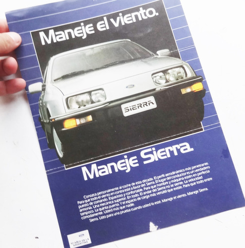 Folleto Agencia Ford Sierra Original No Manual Catalogo