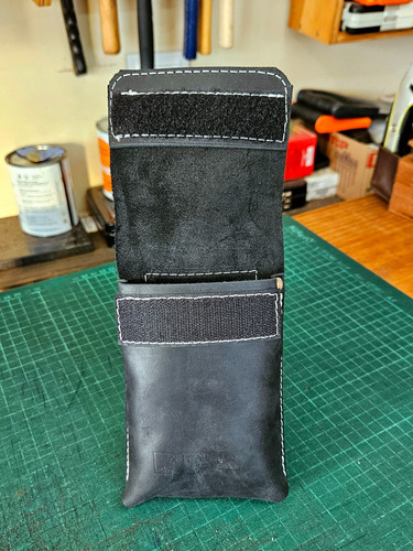 Portaherramientas Porta Celular C L-01 Cuero Negro