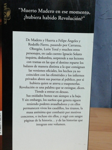Ficciones De La Revolución Mexicana/ Ignacio Solares (Usado)
