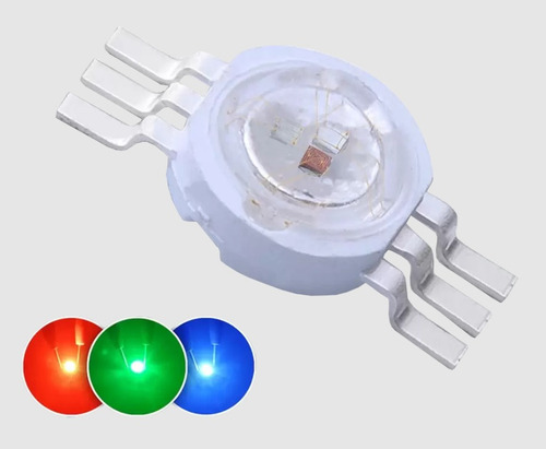Diodo Chip Led Smd De Potencia 3w - Rgb (2 Units)