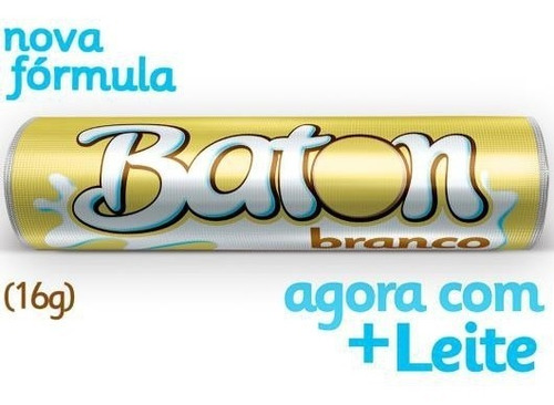 Chocolate Branco Baton Caixa C/30 Unidades - Garoto