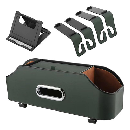 Caja De Pañuelos Automática Para Organizador De Verde