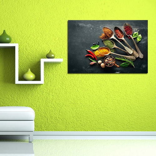 Póster De Lienzo De Comida De Cocina 2 Piezas