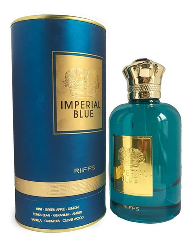 Perfume Para Hombre Riiffs Imperial Blue 100 Ml Edp Men