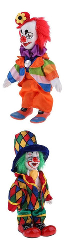 Sdd Modelo De Muñeca Payaso Para Decoración, 2 Unidades,