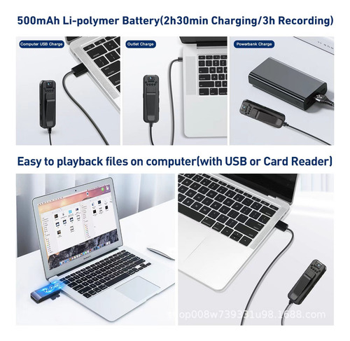 Gravador De Vídeo Mini Spy Hidden Pocket Clip Pocket K2