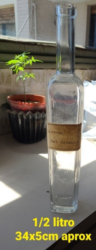 Antigua Botella De Licor  Del Escabio 