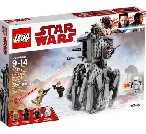 Lego 75177 - Star Wars First Order Heavy Scout Walker Quantidade De Peças 554