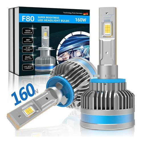 Luces Led Original F80 Bombillo H1 H11 9006 40.000 Lumenes