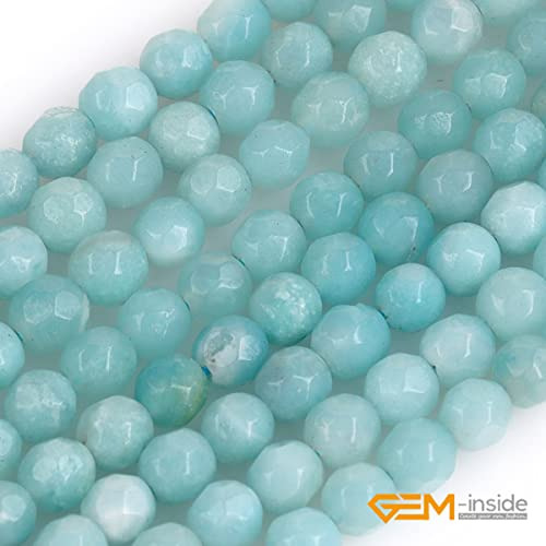 Amazonita 4mm: Cuentas Sueltas De Gema Para Hacer Joyería