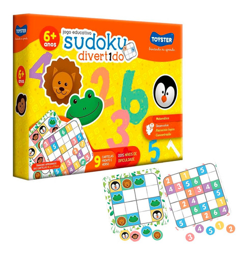 Jogo Educativo Sudoku Divertido - Toyster