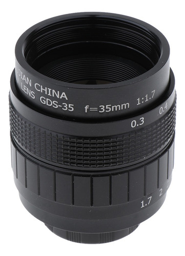 Li Câmera Digital 35mm Lente Cctv Com Anel Acessório