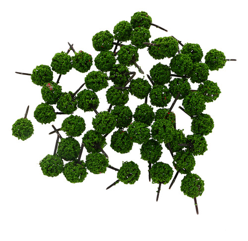 50 Piezas En Apariencia De Modelo Árboles Diy Paisaje