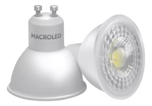 Dicroica Led  Eco Dim 7w Ac100-240v Frio 6000k Macroled