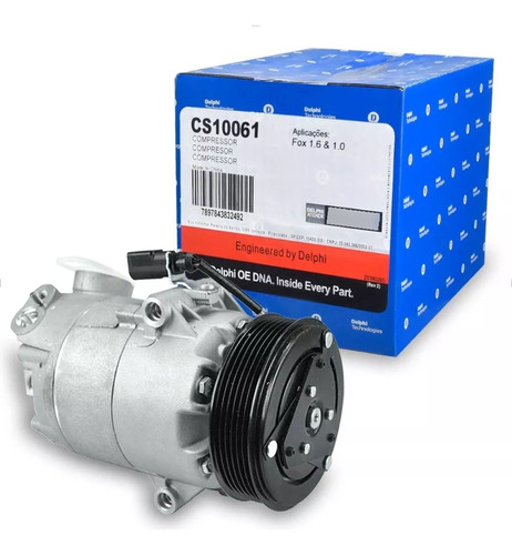 Compressor Ar Condicionado Fox City 1.0 8v Flex 2003 A 2007