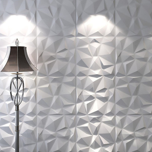 Panel De Pared 3d De Pvc De 19.7 Pulgadas Decorativo Con Tex